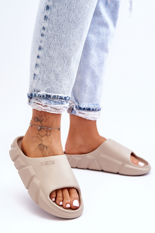  Vieglas čības Big Star LL274593 smilšu krāsas