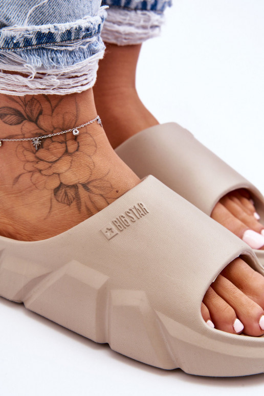  Vieglas čības Big Star LL274593 smilšu krāsas