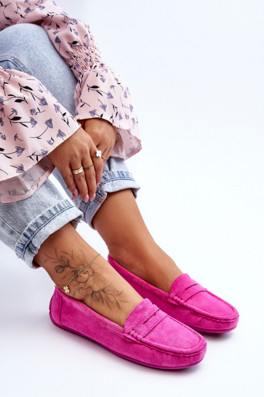 Eleganti zamšādas lauferi Rozā krāsas Lenvie