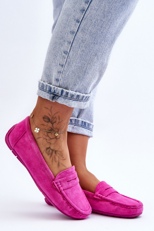 Eleganti zamšādas lauferi Rozā krāsas Lenvie