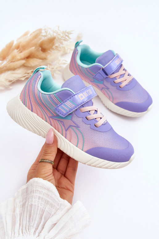 Bērnu sporta apavi Memory Foam System Big Star LL374151 Violeta krāsa