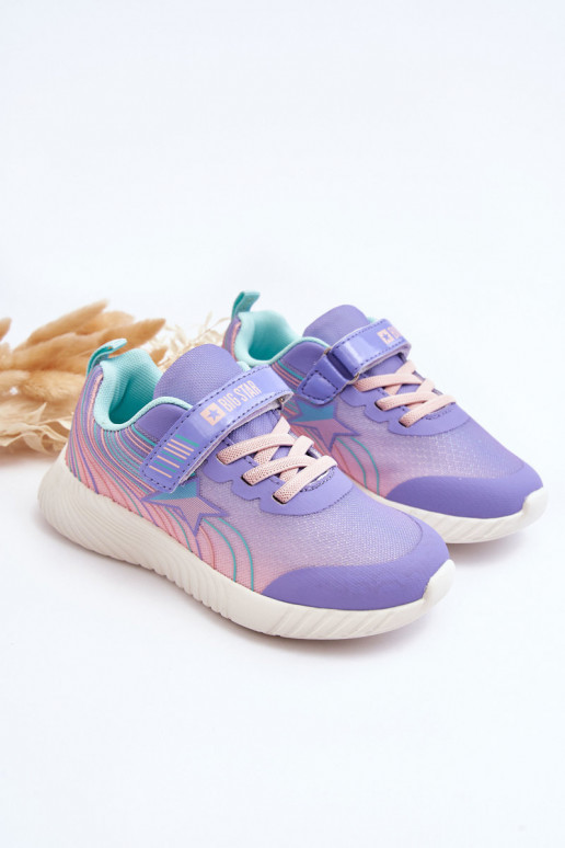 Bērnu sporta apavi Memory Foam System Big Star LL374151 Violeta krāsa