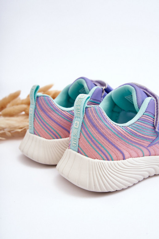 Bērnu sporta apavi Memory Foam System Big Star LL374151 Violeta krāsa