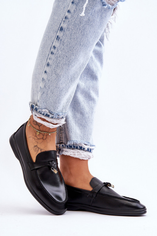 Klasiska modeļa sieviešu mokasīni melnas krāsas Cortez Klasiska modeļa sieviešu mokasīni melnas krāsas Cortez