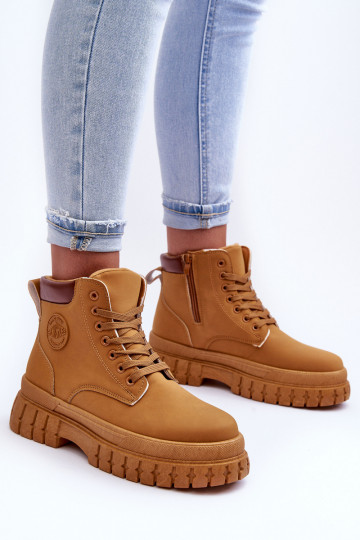 apavi ar platformu brūnas krāsas Calys 2