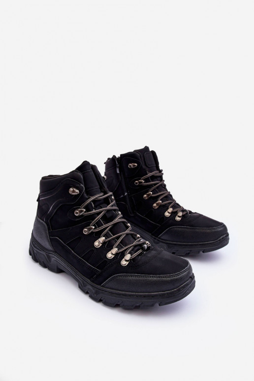 pārgājienu zābaki siltināti melnas krāsas Cowder