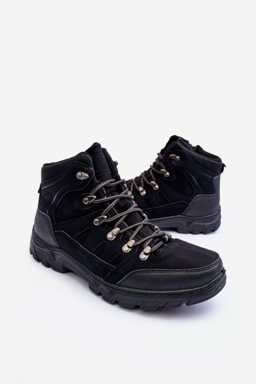 pārgājienu zābaki siltināti melnas krāsas Cowder