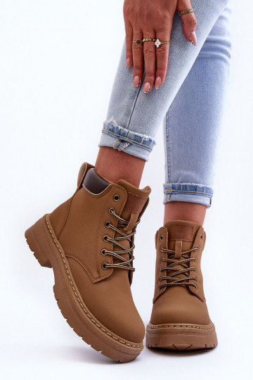 apavi Sieviešu puszābaki siltināti smilšu krāsas Corbin