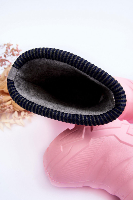 Bērnu apavi Gumijas apavi siltināti Befado 162Y307 Rozā krāsas