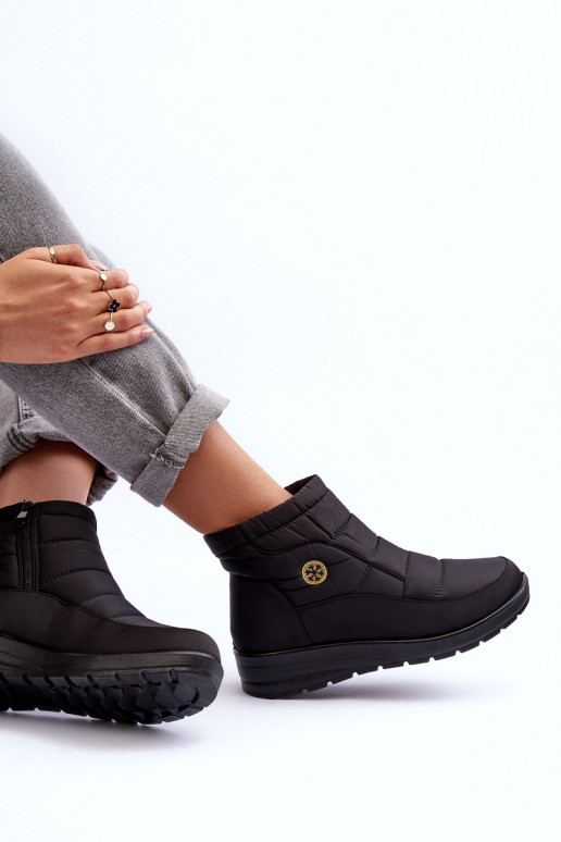 sniega apavi  siltināti Melns Helis