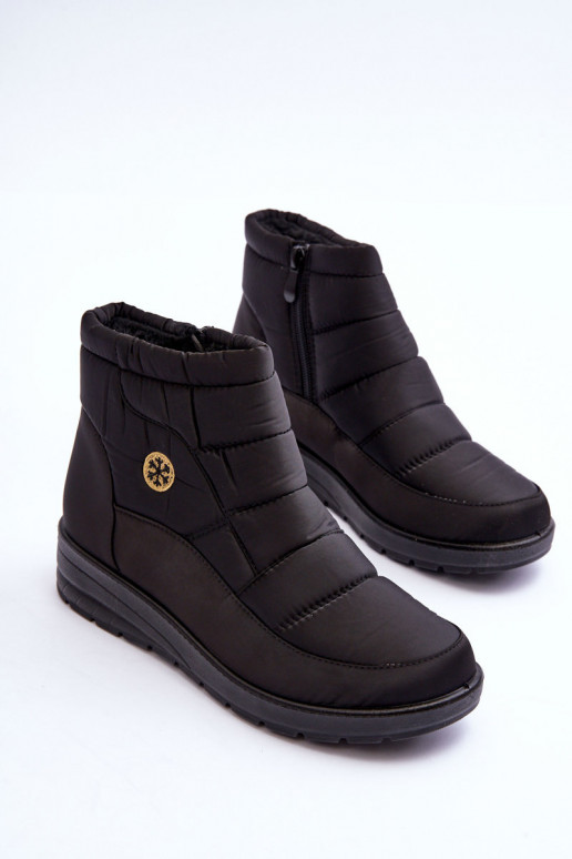 sniega apavi  siltināti Melns Helis