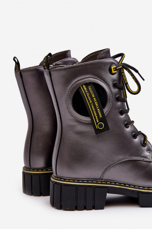 Bērnu apavi apavi Pelēkas krāsas Iomare Bērnu apavi apavi Pelēkas krāsas Iomare