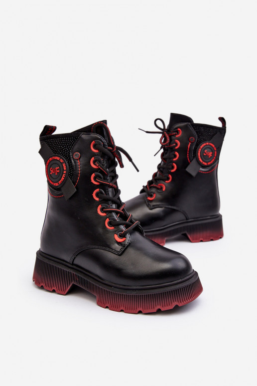 Bērnu apavi melnas krāsas Askya Bērnu apavi melnas krāsas Askya