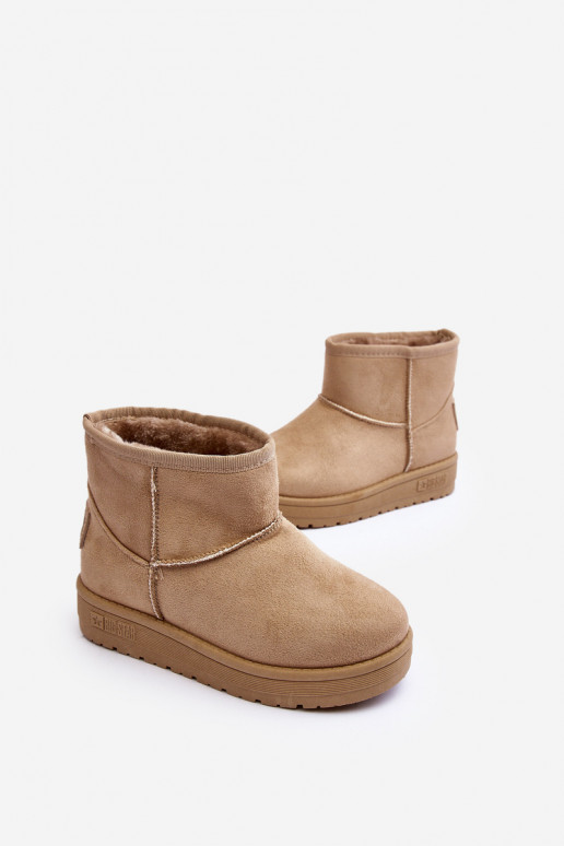 Sniega apavi siltināti smilšu krāsas Big Star MM374056 Sniega apavi siltināti smilšu krāsas Big Star MM374056