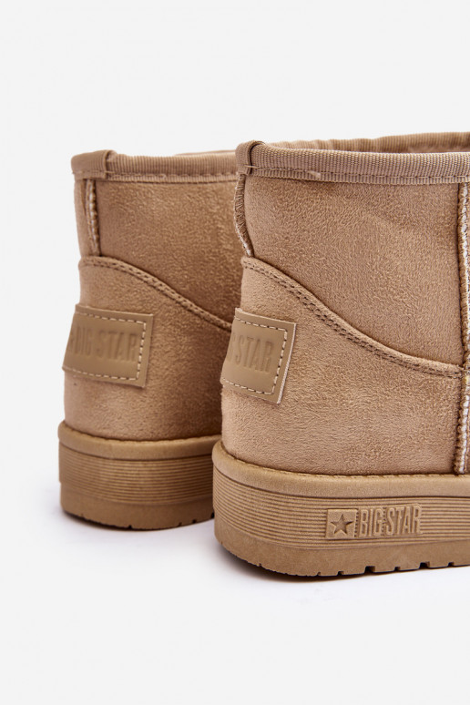 Sniega apavi siltināti smilšu krāsas Big Star MM374056 Sniega apavi siltināti smilšu krāsas Big Star MM374056