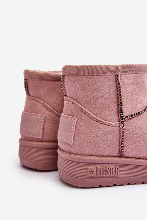 Sniega apavi siltināti ar rāvējslēdzējiem Rozā krāsas Big Star MM374101 Sniega apavi siltināti ar rāvējslēdzējiem Rozā krāsas Big Star MM374101