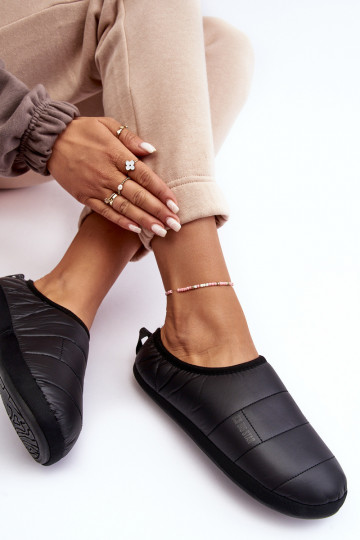 Čības siltināti melnas krāsas Big Star KK274604