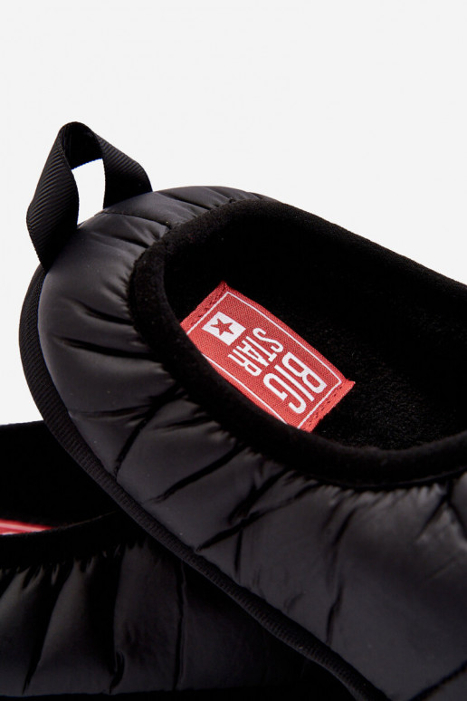 siltināti Čības melnas krāsas Big Star KK174363