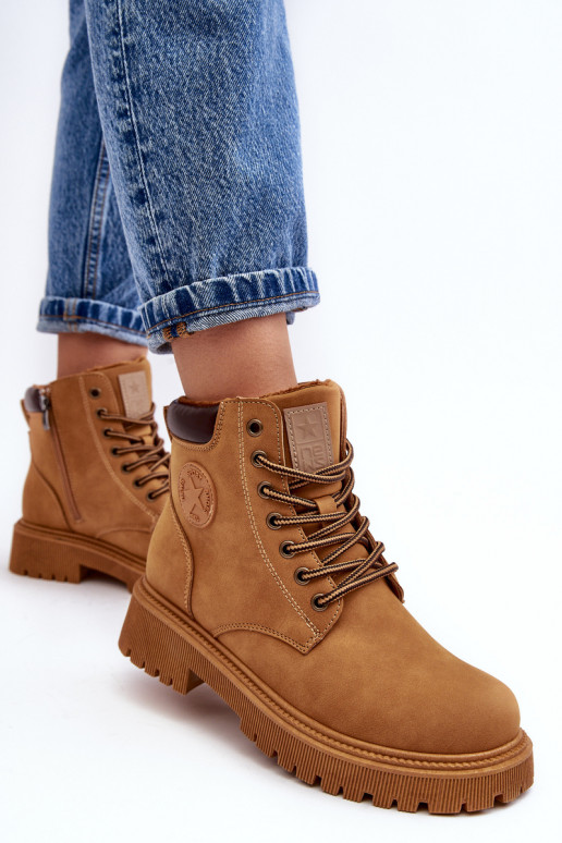 siltināti Sieviešu puszābaki apavi brūnas krāsas Felizia