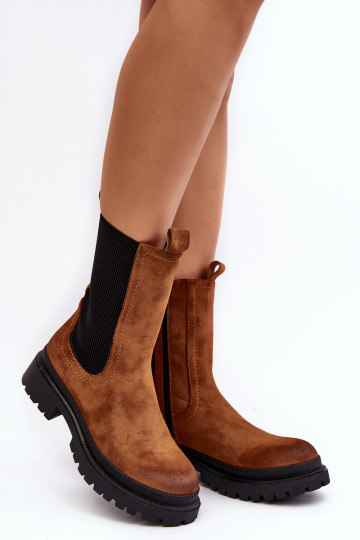 Puszābaki ar rāvējslēdzējiem brūnas krāsas Samil 2