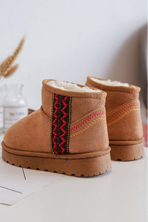 sniega apavi Sieviešu puszābaki siltināti Bērnu apavi brūnas krāsas Leonora sniega apavi Sieviešu puszābaki siltināti Bērnu apavi brūnas krāsas Leonora