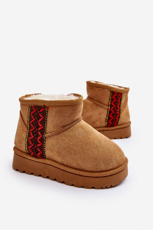 sniega apavi Sieviešu puszābaki siltināti Bērnu apavi brūnas krāsas Leonora sniega apavi Sieviešu puszābaki siltināti Bērnu apavi brūnas krāsas Leonora