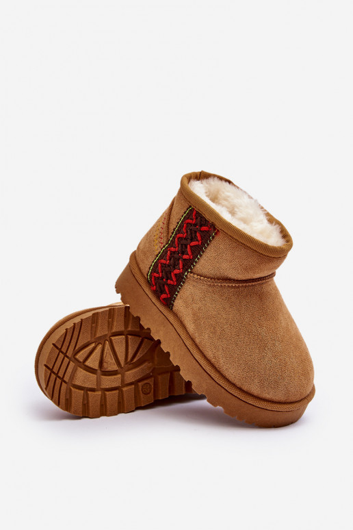 sniega apavi Sieviešu puszābaki siltināti Bērnu apavi brūnas krāsas Leonora sniega apavi Sieviešu puszābaki siltināti Bērnu apavi brūnas krāsas Leonora