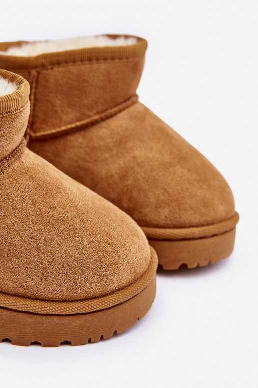 sniega apavi Sieviešu puszābaki siltināti Bērnu apavi brūnas krāsas Leonora sniega apavi Sieviešu puszābaki siltināti Bērnu apavi brūnas krāsas Leonora