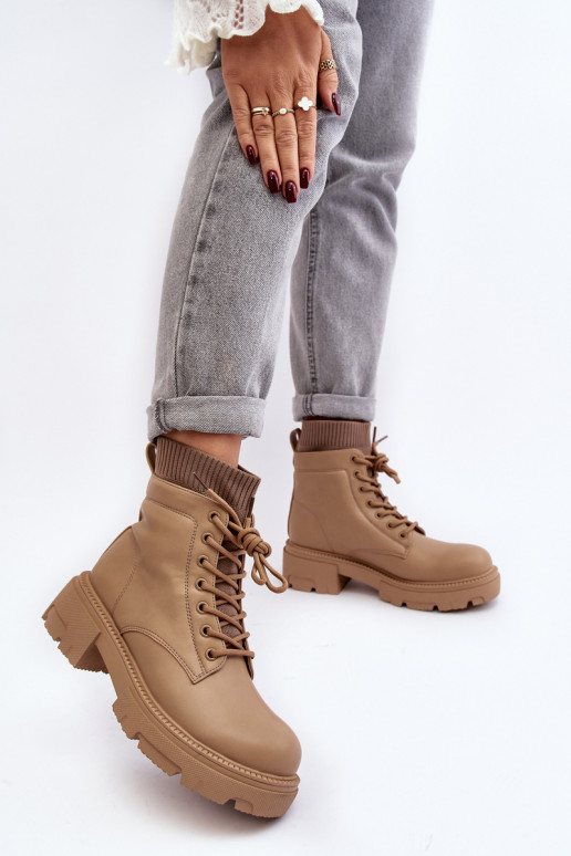 apavi Sieviešu puszābaki smilšu krāsas Rivella