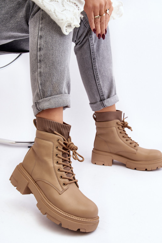 apavi Sieviešu puszābaki smilšu krāsas Rivella