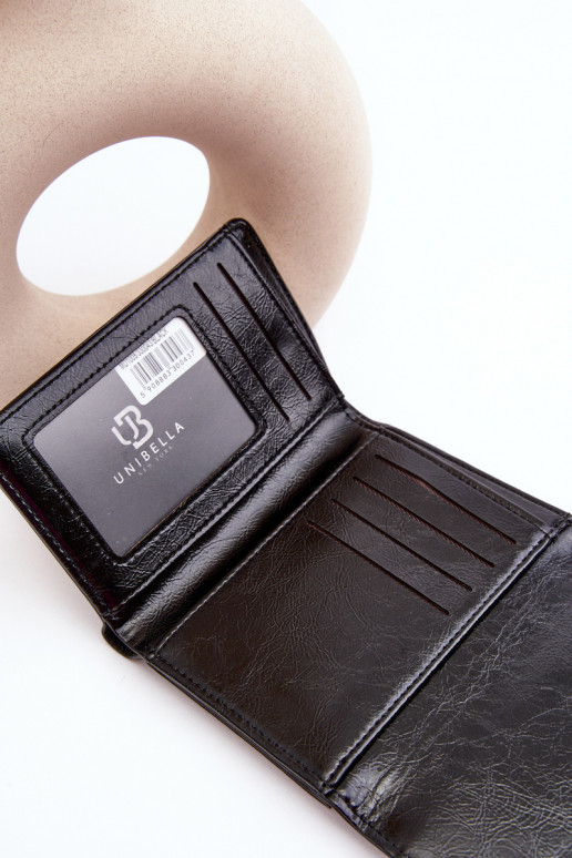 Sieviešu maks no eko ādas, melnā krāsā Joanela