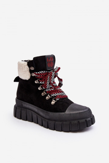 siltināti Sieviešu puszābaki apavi melnas krāsas Ralotta