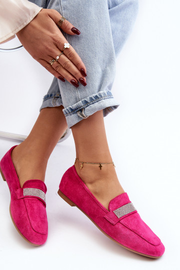 Mokasīni ar mirdzošām cilpiņām rozā krāsā Ralrika 2