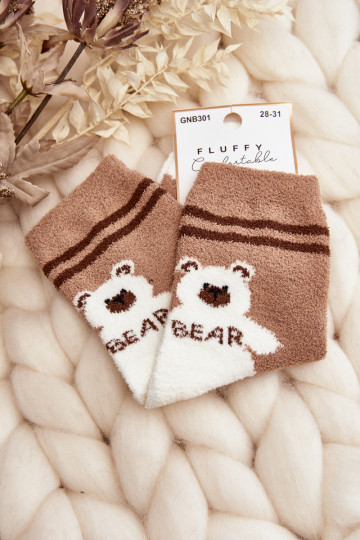 Siltas zeķes brūnā krāsā 2