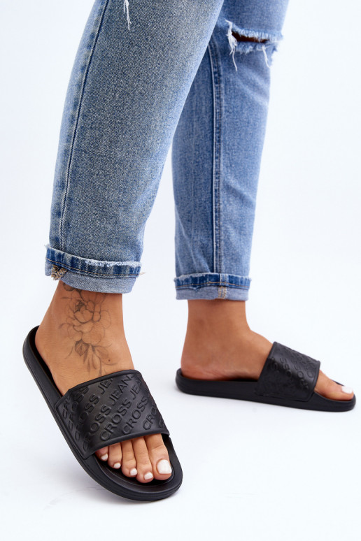 Čības Cross Jeans FF2R4153C melnas krāsas