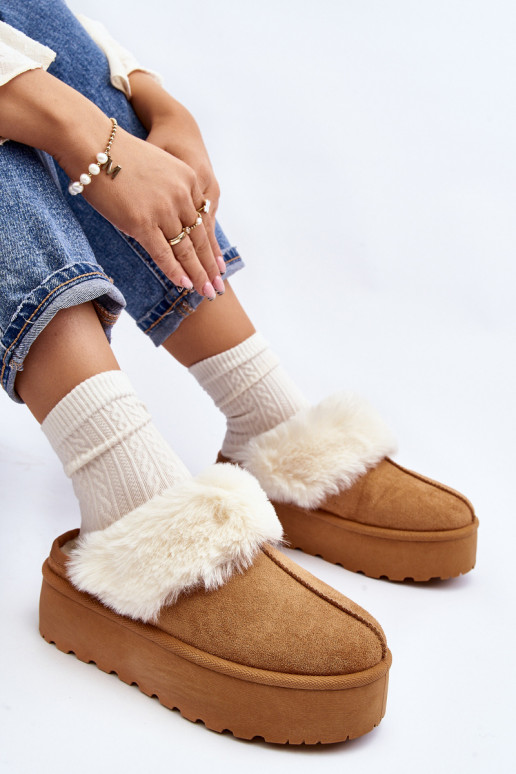 Čības sniega apavi brūnas krāsas Starlyn Čības sniega apavi brūnas krāsas Starlyn