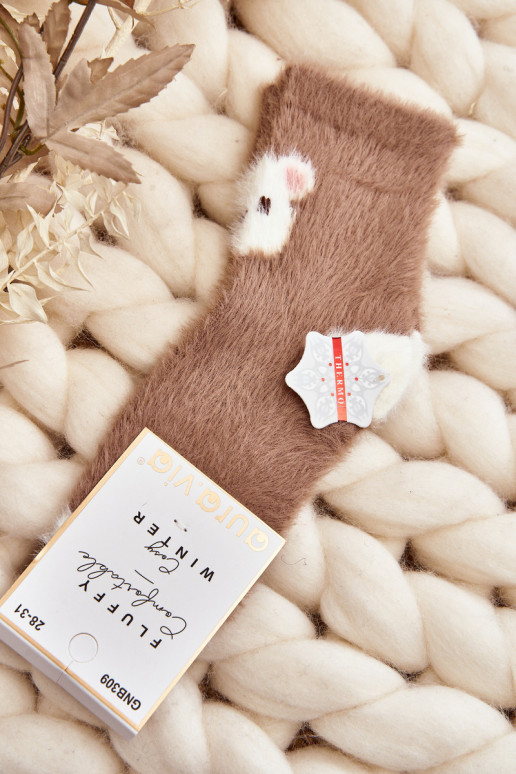 Bērnu zeķes, brūnas Bērnu zeķes, brūnas