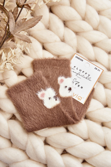 Bērnu zeķes, brūnas 2