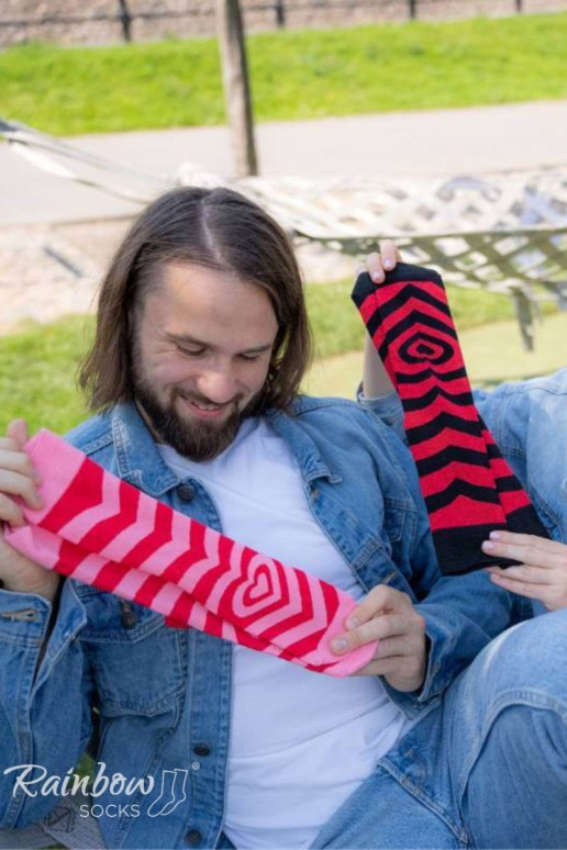 Zeķes COUPLE BOX 2 pāri Kaste ar sirsniņām