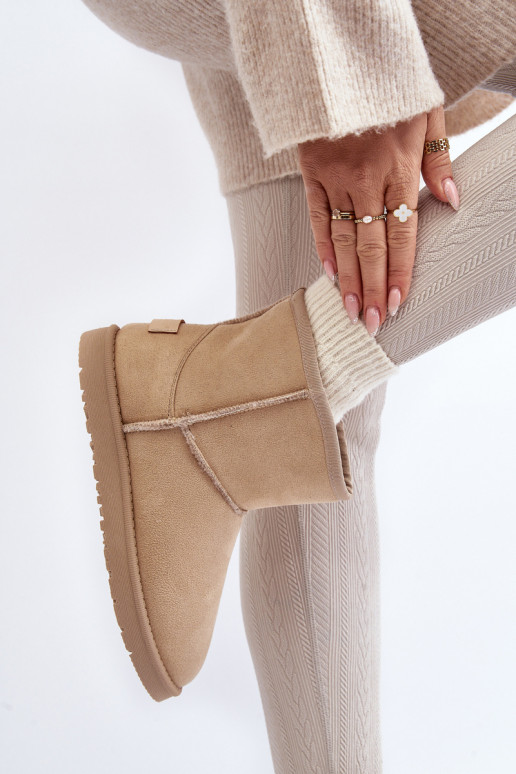 sniega apavi Cross Jeans MM2R4023C smilšu krāsas