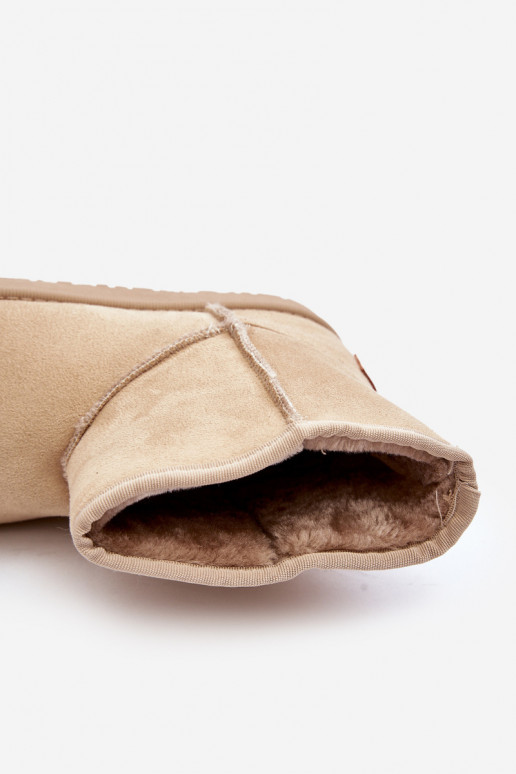 sniega apavi Cross Jeans MM2R4023C smilšu krāsas