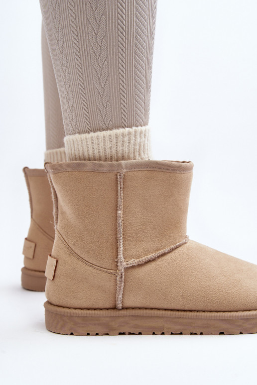 sniega apavi Cross Jeans MM2R4023C smilšu krāsas