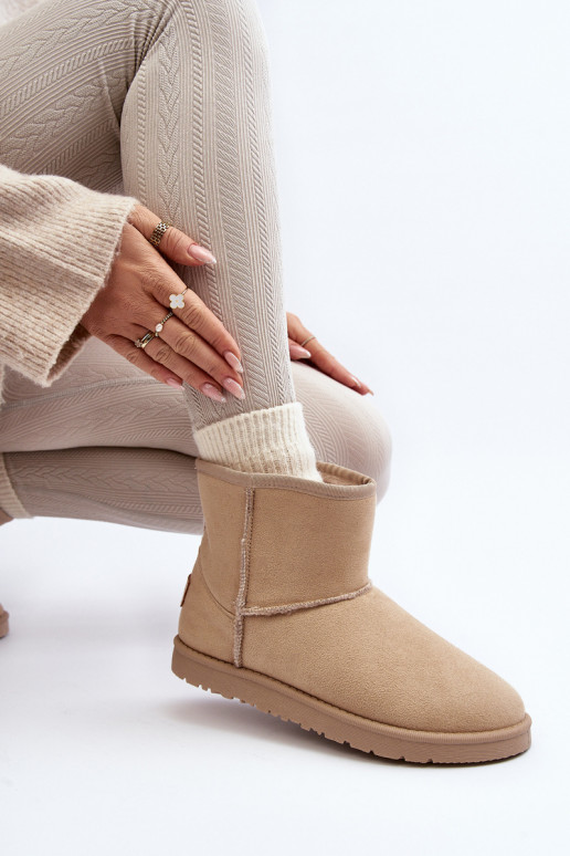 sniega apavi Cross Jeans MM2R4023C smilšu krāsas