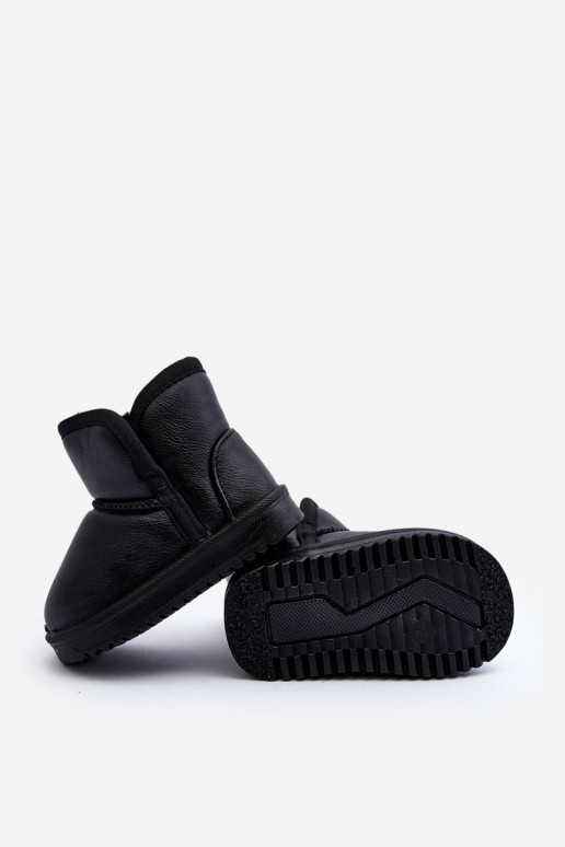 Eko sniega apavi Bērnu apavi melnas krāsas Husalta Eko sniega apavi Bērnu apavi melnas krāsas Husalta