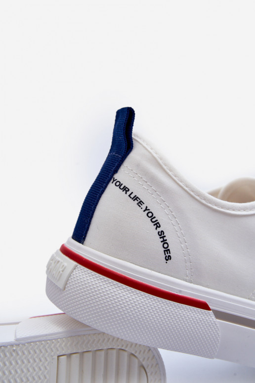 brīvā laika apavi Big Star LL174204 baltas krāsas