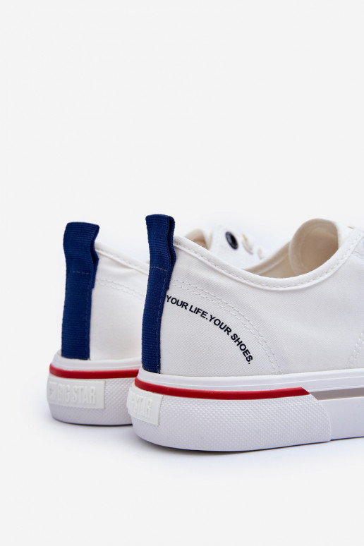 brīvā laika apavi Big Star LL174204 baltas krāsas