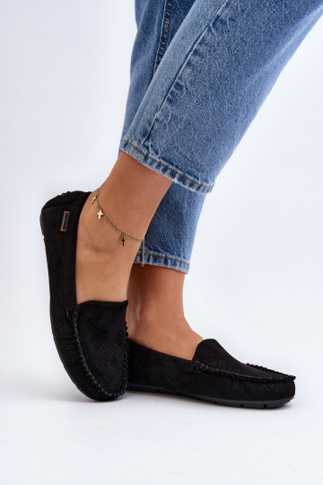 Mokasīni melnas krāsas Rasirna