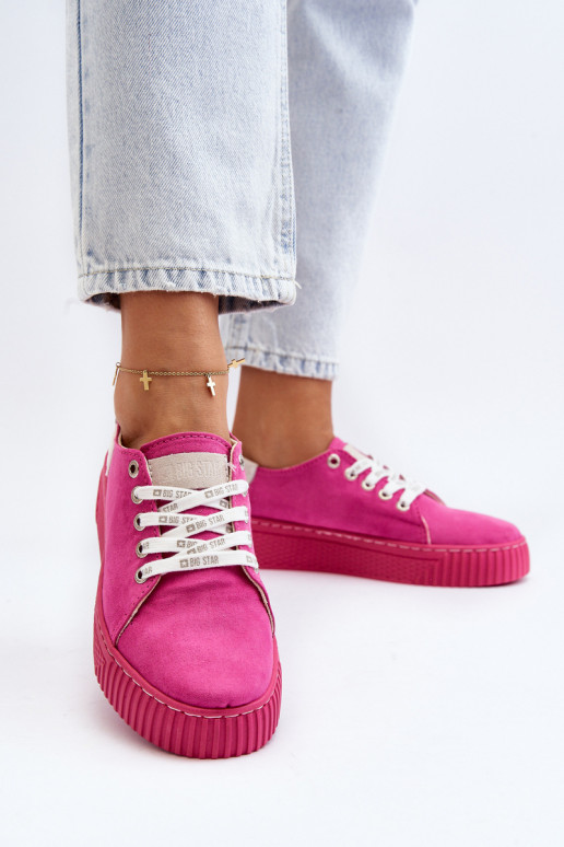 sieviešu puszābaki MEMORY FOAM SYSTEM BIG STAR NN276004 rozā krāsas