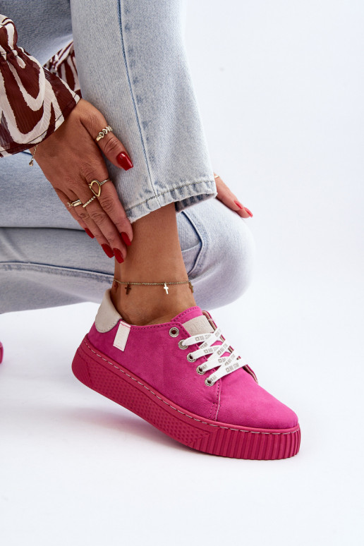 sieviešu puszābaki MEMORY FOAM SYSTEM BIG STAR NN276004 rozā krāsas