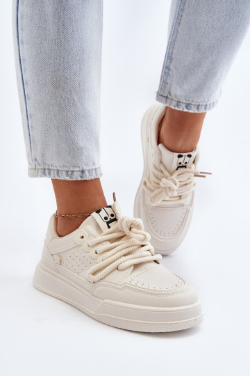 Sneakers modeļa apavi Eko smilšu krāsas Avanalis